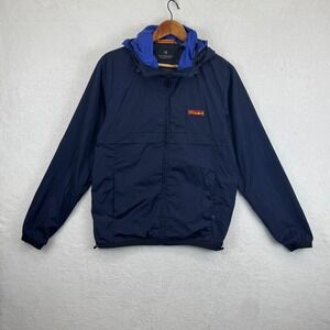 Scotch Soda Amsterdam Couture Lightweight‎ Hooded Jacket Navy Blue Men's Size M